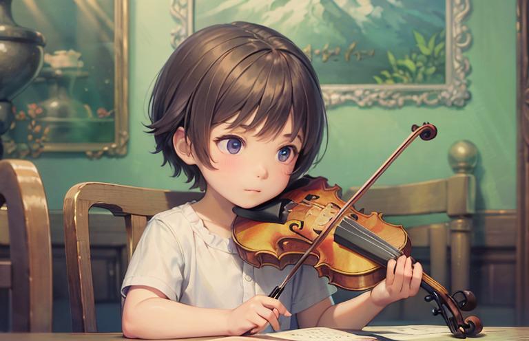 少女とバイオリン